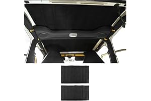Jimen Compatible with Jeep Wrangler TJ 1997-2006, Hardtop Headliner Roof Panels Insulation Kit