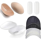 Silicone Shoulder Pads, 5Pair Thickness 1.6CM Sewing Accessories Clothes Set-in Sponge Supplies Foam Enhancer Push-Up Sloping High Low Adhesive Shoulder Pads for Women Men Clothing