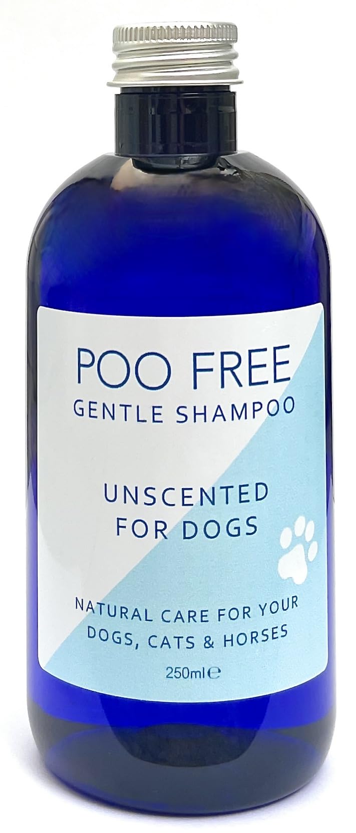 POO FREE Unscented Dog Shampoo – Fragrance-Free for Sensitive Skin & Allergies – 99% Natural & pH 5.5 – 250ml