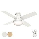 Hunter Fan 44 Inch Fresh White Indoor Ceiling Fan