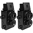 DEVMO 2 PCS DIY Lightnes Compatible with Classic Retro Holga Lomo Recesky TLR Camera 35mm Film Twin Lens Reflex Kit