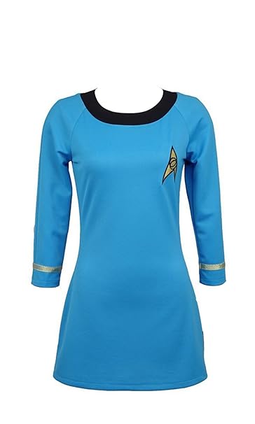 CosDaddy® Cosplay Kostüm weiblich Betriebsart Kurzarm Uniform Blau