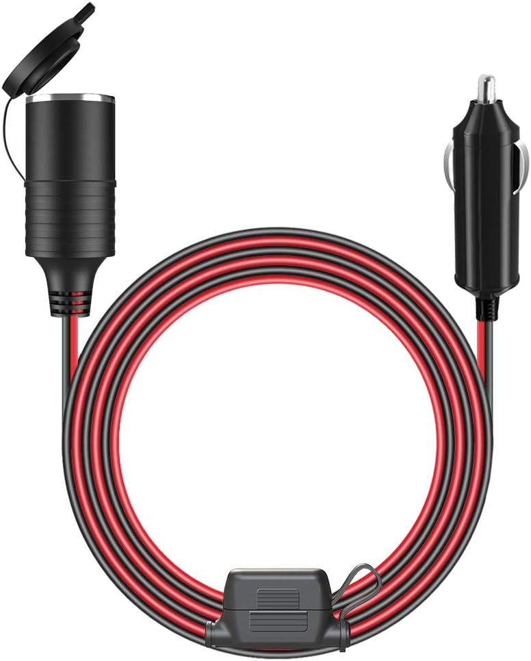 Cavo di prolunga per presa accendisigari auto, 12 V CC, 2 pin, cavo di ricambio per refrigeratore auto, mini frigo (3 m
