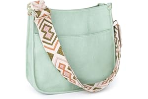 Viva Terry Vegan Leather Crossbody Fashion Shoulder Bag Purse with Adjustable Strap