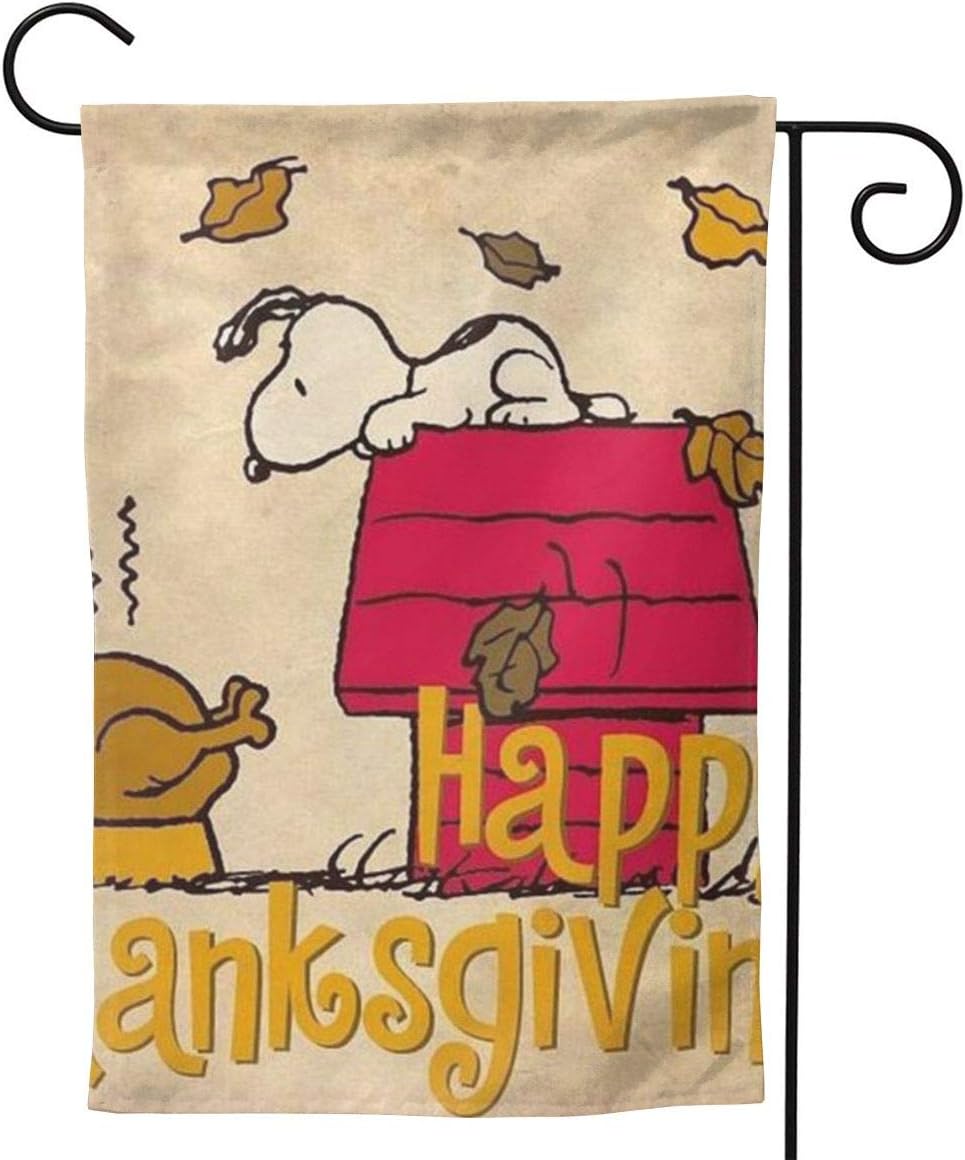 Large House Flag Double Sided Peanuts Snoopy Summer Surfing 28x40in Decor Tipidkorpolri Home Garden