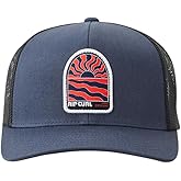 Rip Curl Mens Icons Trucker Hat, Mesh Back Cap Snapback for Men, Adjustable