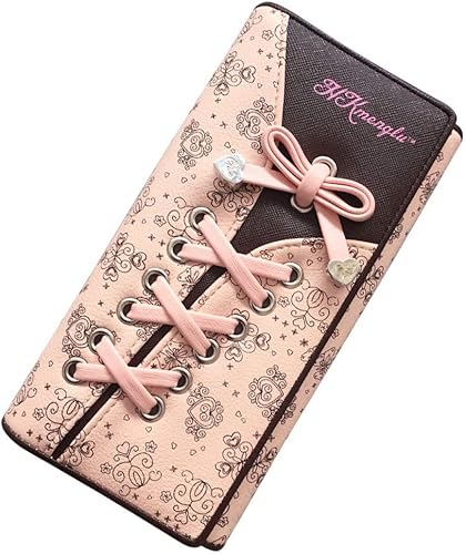 Amazon 財布 三つ折りフラップ 長財布 大容量 カード入れ 薄い レディース ロングウォレット Fuidoo 財布