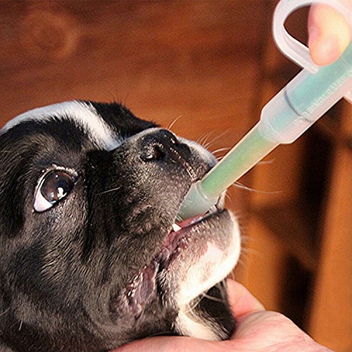 51Panda Pet Pill and Tablet Syringe 1 Pcs Silicone Reusable Dogs and Cats Medicine Feeder Tool for Puppy, Cat, Small Pets - Thumbnail 5
