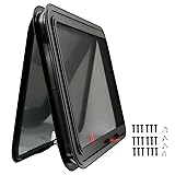 RV Exit Window 36" W x 22" H Tinted Camper Push