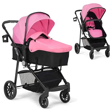 baby joy baby stroller 2 in 1