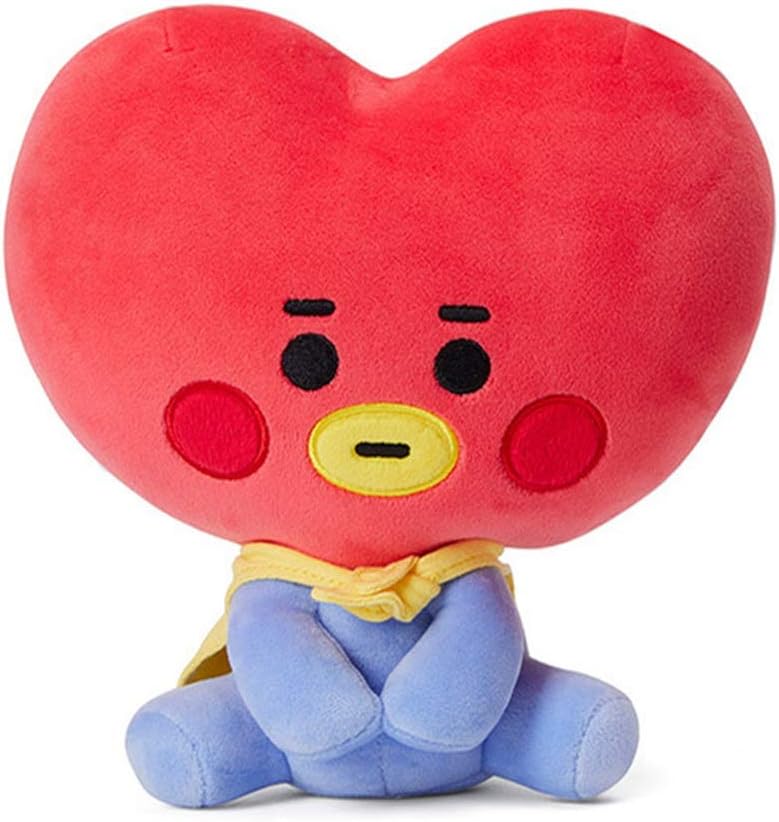 HughMall Kpop BTS Plush Toy, Tata/Koya/Van/Shooky/Chimmy/Cooky/Mang/RJ Pillow Doll Plush Puppets Toy Character Plush, 20cm