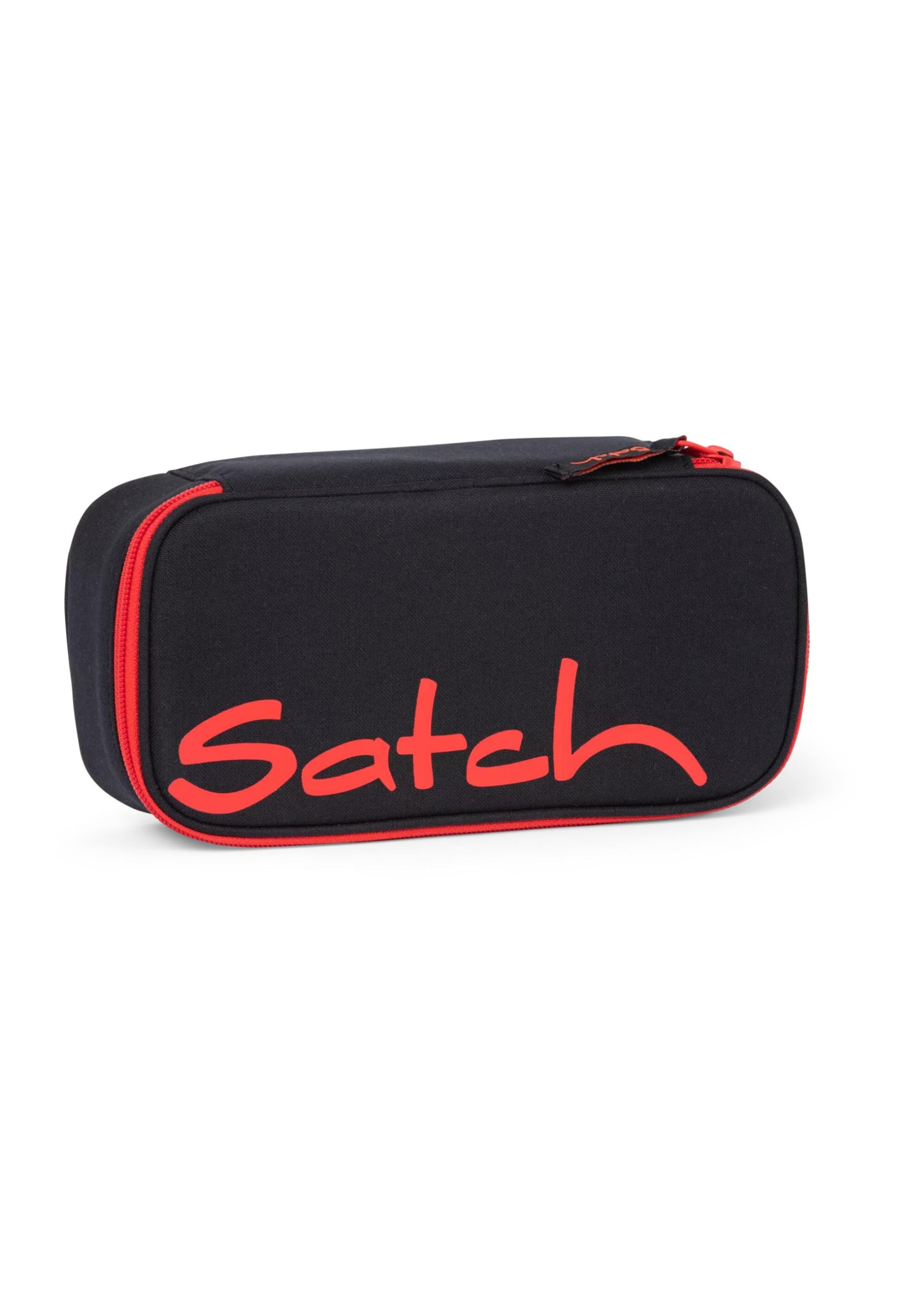 Satch Schlamperbox - Mäppchen groß, Trennfach, Geodreieck - Fire Phantom - Black, einheitsgröße