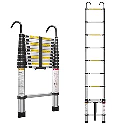 ZenAscend 10.5ft Telescoping Ladder, Multi-Purpose