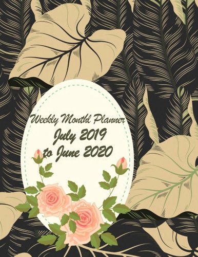 Weekly Monthly Planner July 2019 to June 2020: July 2019-June 2020 Monthly, Yearly Calendar Planner, by Hang Dailynote