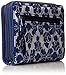 Vera Bradley Women's Cotton Turnlock Wallet, Cobalt Tile, One Size