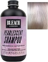 Bleach London Pearlescent Toning Shampoo Iridescent Purple Blonde Hair 250ml view 1