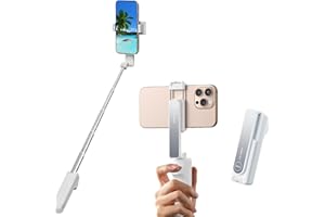 QAUN Selfie Stick Tripod for iPhone,360°Rotation Phone Tripod Stand, Compact Phone Tripod for Photograph, Video Recording, St