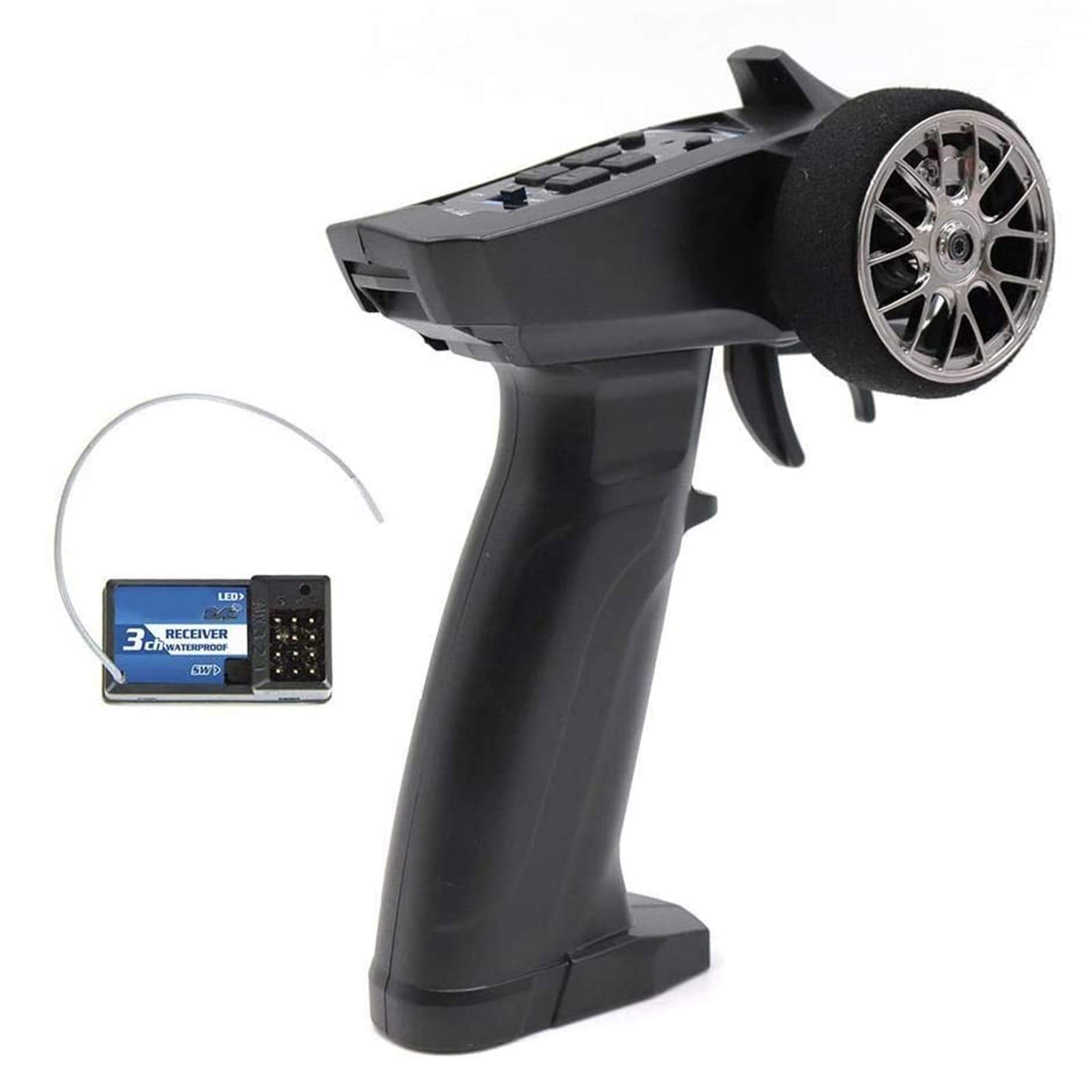 ZHITING TURBO Racing 91803G-VT 2.4GHz 3CH RadioTransmitter 3 Channels Remote Controller with Receiver for RC Car Boat