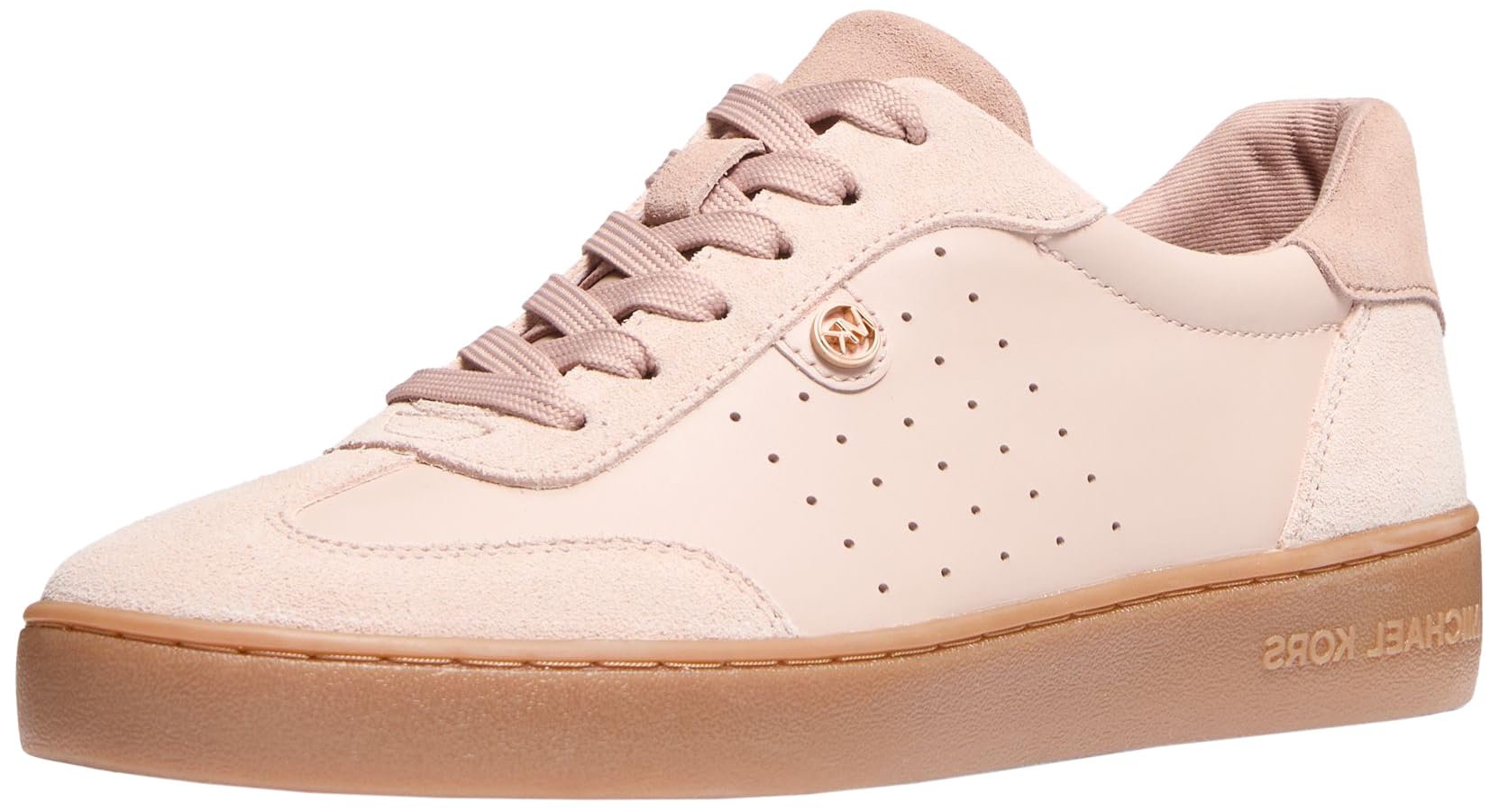 Michael Kors Women’s Scotty Lace Up Sneaker, PL GLD Multi, 104