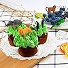 Animals Figure,54 Piece Mini Jungle Animals Toys Set,Zoo World Realistic Wild Vinyl Pastic Animal Learning Resource…
