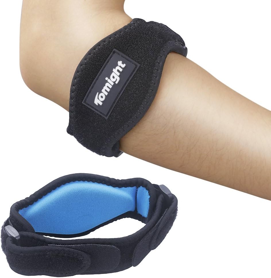 Tomight [2 Pack] Elbow Brace, Tennis Elbow Brace with Compression Pad for Both Men and Women