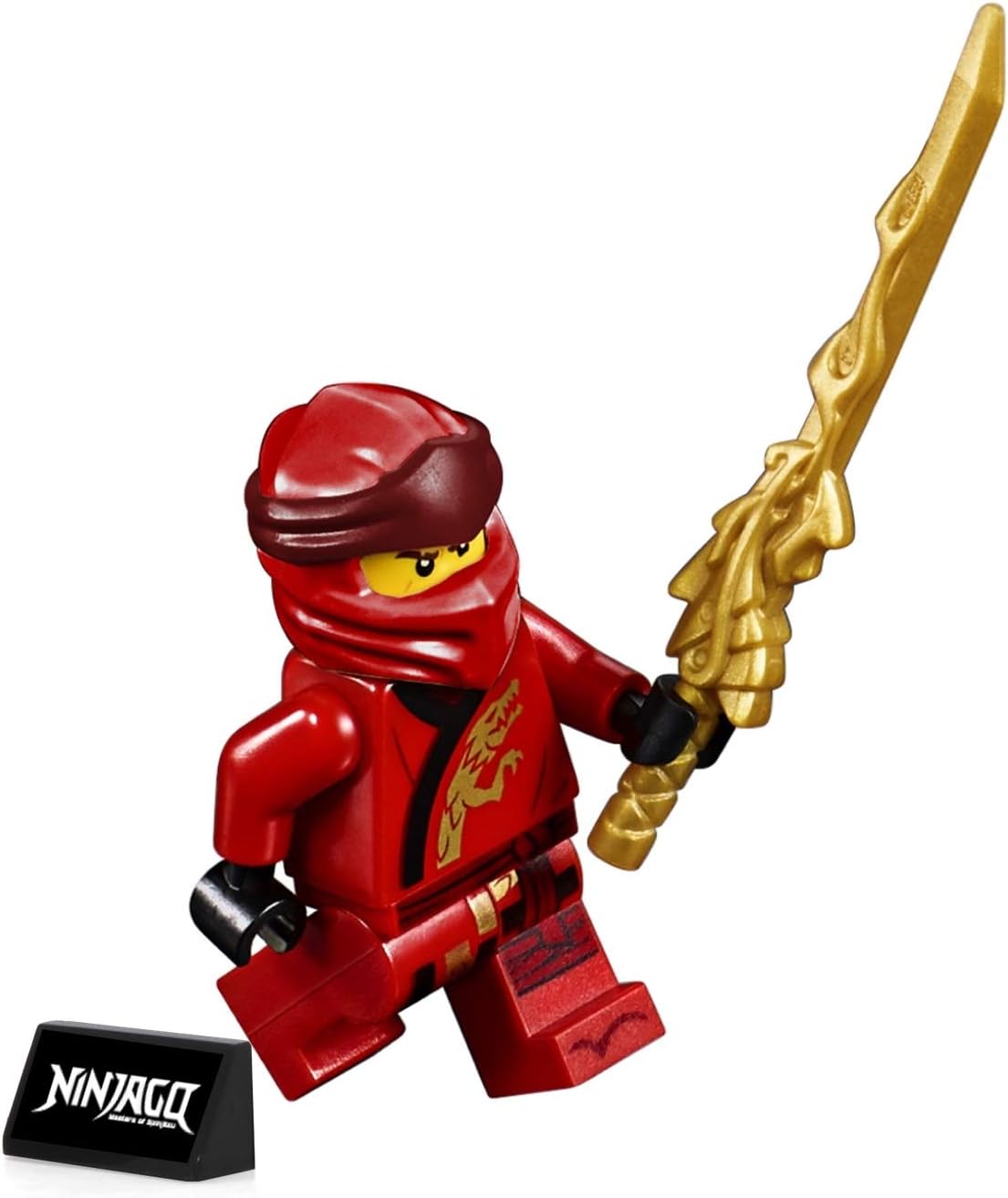 Amazon.com: MINIFGIURES Lego Ninjago Legacy Minifigure - Kai (with Dragon Sword and Display Stand) 70670: Toys \u0026 Games