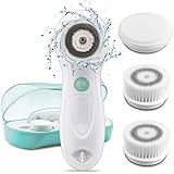 TOUCHBeauty 3IN1 Face Brush Set with 3 Spin Cleansing Brushes, Deeply Cleanse Pores for All Skin Sensitive type |Waterproof ,