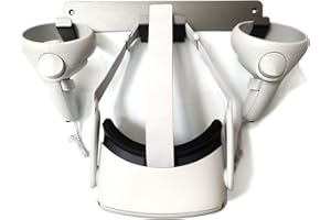 REEYEAR VR Wall Mount Fits for Oculus Quest/Quest 2/Rift/Rift S VR Headsets, Universal Fit Elegant VR Gaming Headsts Storage Hanger,Controller Stand Hook for Valve Index, HTC Viva,HP Reverb G2