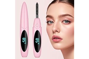 ACAVADO Heated Eyelash Curlers Electric Eyelash Curler with LED Display, 3 Temperature Modes Anti-Burn USB Rechargeable Natural Curling 24H Long Lasting for Women Makeup Tools Gifts RT911