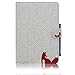 iPad Mini 3 Case,LittleMax(TM) Kickstand Faux Leather Case Smart [Auto Wake/Sleep] Wallet Case [Magnet Clasp] Flip Cover for iPad Mini 1/2/3 [Free Cleaning Cloth,Stylus Pen]-04 Red Fox