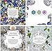 Lome-Ty 4 Design/lot Adults Coloring Books Mini Secret Garden/Lost Ocean/Time Travel/Zen Mandalas 24 Pages Kids Painting Drawing Stress Relieve Colouring Books …