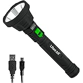 LitezAll Ultac2 Rechargeable Flashlight – 1100 Lumens, Hybrid Beam and USB Charging
