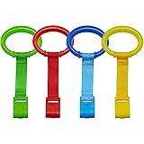 4 PCS Plastic Baby Crib Pull Rings - Kids Walking