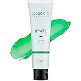 Aloette Face Peel Gel, Restorative Enzyme Peel (2 Oz) - Face Peeling Exfoliating Gel for Hydrated Skin - Aloe Vera Facial Peel & Deep Cleansing Face Mask For All Skin Types - Glycolic Acid Alternative