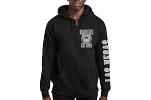 Junk Food x NFL - MVP Zip Hoodie - Unisex Adult Hooded Sweatshirt for Men and Women - Officially Licensed NFL Apparel