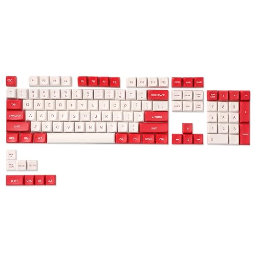 LTC LavaCaps PBT Double Shot 112-Key Keycaps Set, KDA Profile for ANSI ...