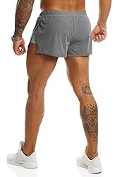 Ouber Men's Running Shorts with Liner 2'' Workout