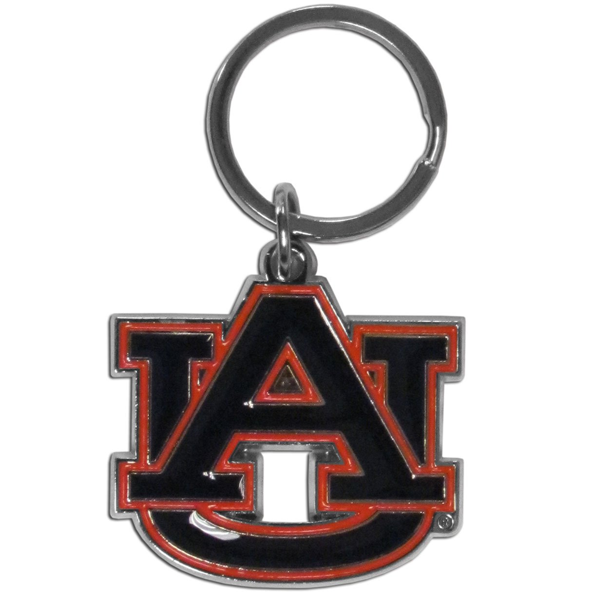 Siskiyou NCAA Sports Fan Shop Auburn Tigers Chrome & Enameled Key Chain One Size Team Colors