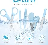 Vicloon 5-in-1 Baby Nail Care Set Clippers Scissors Tweezers Earpick Nail File view 7