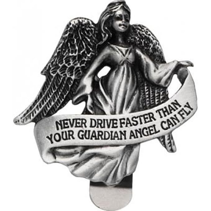 Guardian Angel Auto Visor Clip Never Drive Faster Than Your Guardian Angel