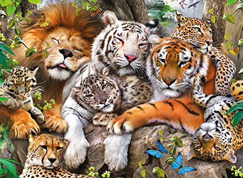 Big Cat Nap Jigsaw Puzzle, 200-Piece