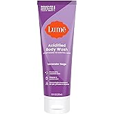 Lume Acidified Body Wash - 24 Hour Odor Control - Removes Odor Better than Soap - Moisturizing Formula - Formulated Without SLS or Parabens - OB/GYN Developed - 8.5 ounce (Lavender Sage)