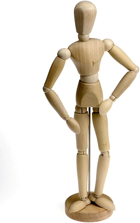 Amazon Com Chengyida Wooden Wood Human Figure 5 1 2 Inch Unisex Manikin Mannequin Artist Drawing Model