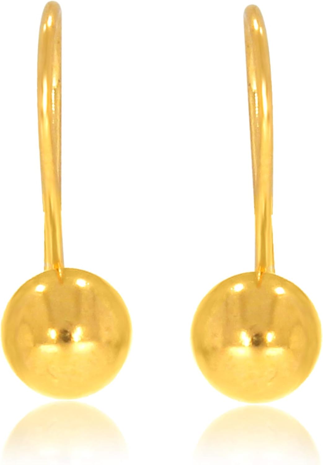 Buy Senco Gold & Diamonds An Innocence Sparkle Gold Earrings at Amazon.in