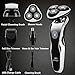 4 in 1 Electric Razor Shavers for Men Portable UBS Rechargeable Travel Wireless Beard Nose Trimmer Kit Wet Dry Facial Rotary Shaver Cordless Waterproof Best Gift Set