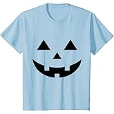 Toddler Pumpkin Face Baby Halloween Jack O Lantern T-Shirt