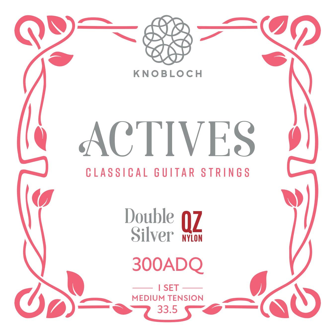 Knobloch 300ADQ Active QZ Nylon - classical guitar game - medium tension