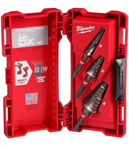 Milwaukee 48-89-9254 SHOCKWAVE High Speed Steel Impact Duty Step
