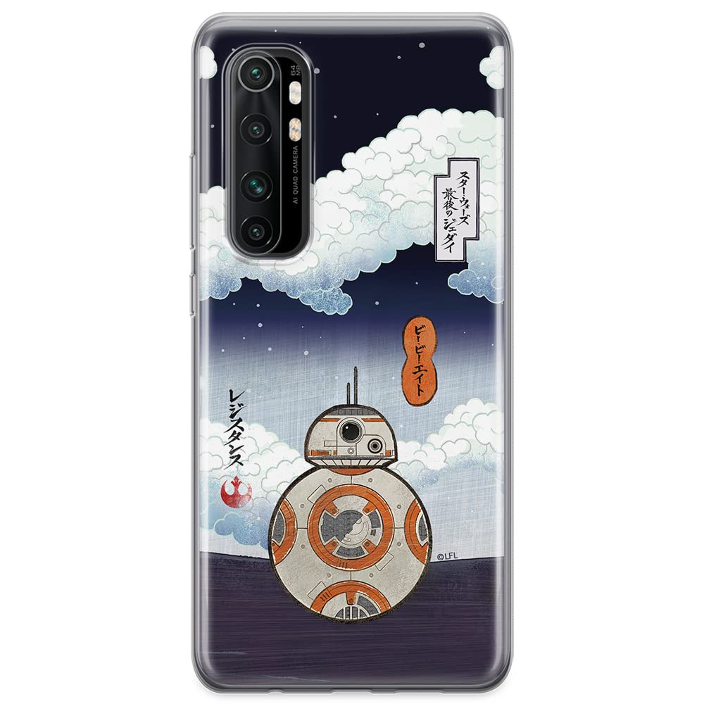 ERT GROUP mobile phone case for Xiaomi MI NOTE 10 Lite original and officially Licensed Star Wars pattern BB 8 011 optimally adapted to the shape of the mobile phone, case made of TPU