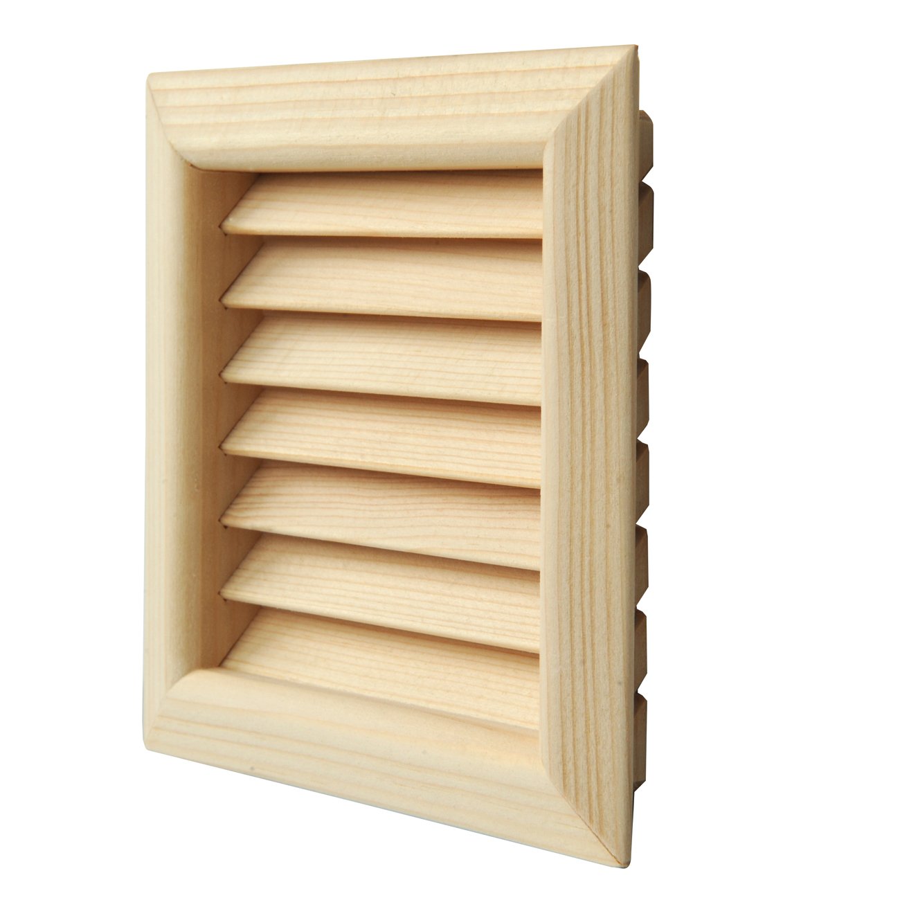 The lges100p-y Ventilation Grill Wood Quadra Recessed, Red, Pine 100 x 100 mm